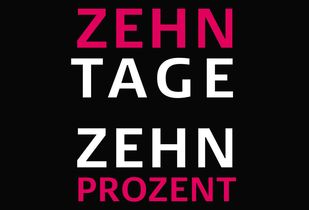 Schatz Jubiläum – 10 Tage – 10 Prozent schatz schöner wohnen tuttlingen Top Aktion zum Jubiläum